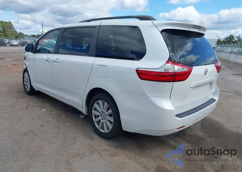 2017 Toyota Sienna Xle 7 Passenger z USA, uszkodzony, nr VIN 5TDDZ3DC8HS162481